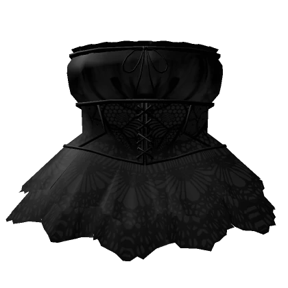 3.0 Black Lace Corset Skirt