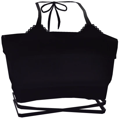 [3.0] Black Y2K Layered Top