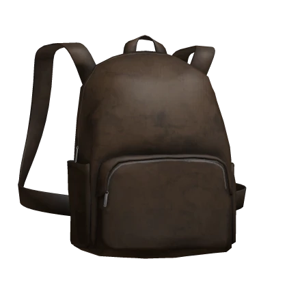 brown backpack distressed