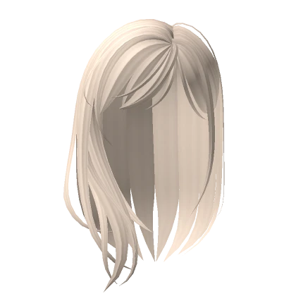 horror game protagonist girl hair in beige cream