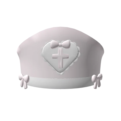 ♡ kawaii pink nurse hat 