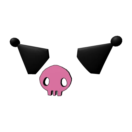 Cute Pink Skull Ears