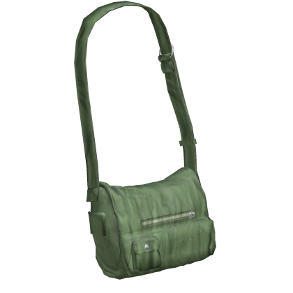 distressed side bag green 3.0