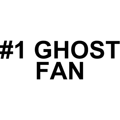 #1 Ghost Fan Overhead Tag