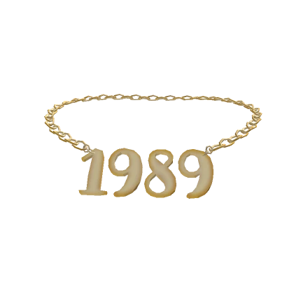 ♡ taylor swift 1989 necklace - gold