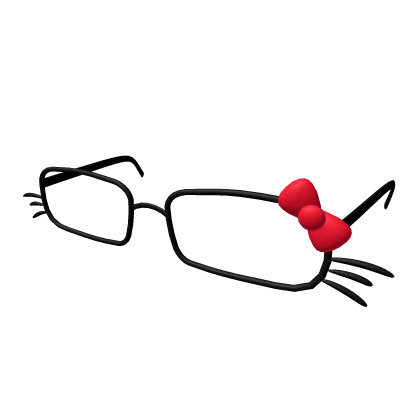 Kitty Black Glasses