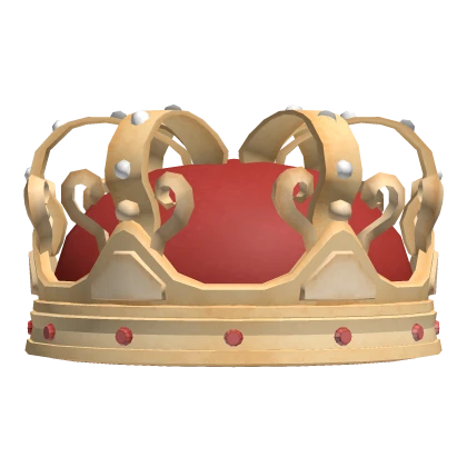 Glittery Gold King Crown