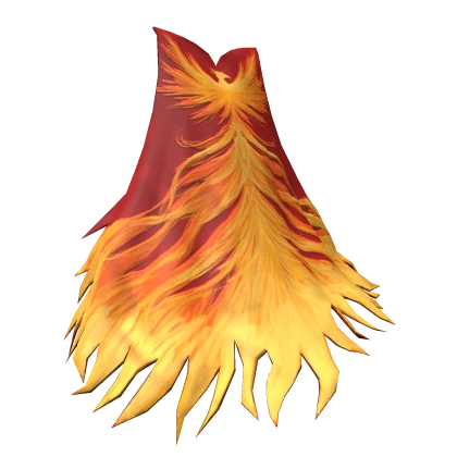 Fire phoenix knight cape