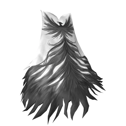 White Fire phoenix knight cape