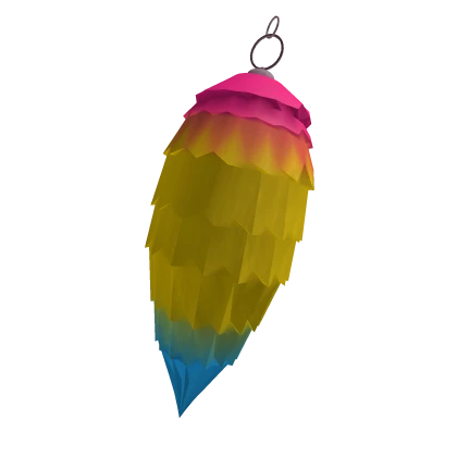 Pan Pride Tail Keychain