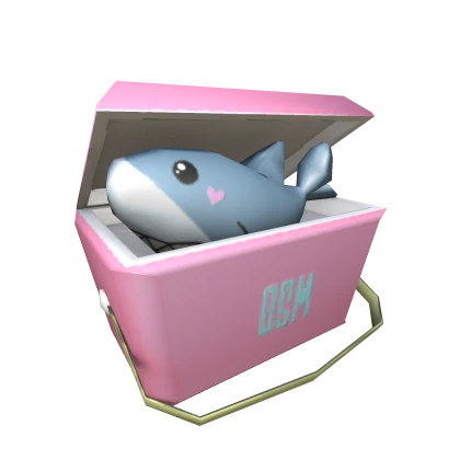 Pink Shark Cooler Summer Backpack