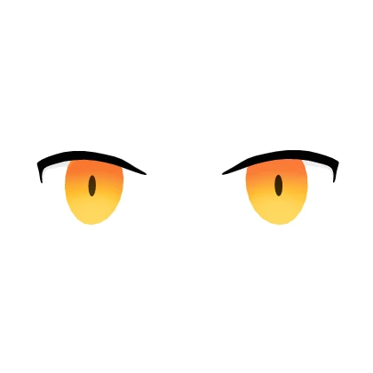 Orange glowing eyes