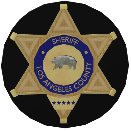 LASD Detective Badge