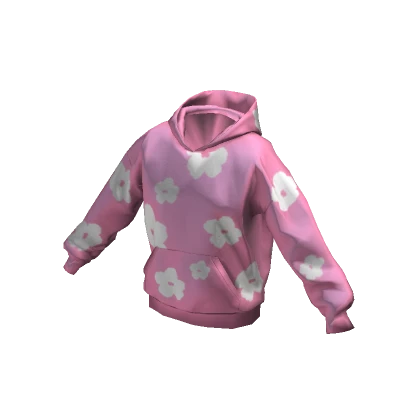  Pink Cotton Deni Hoodie 