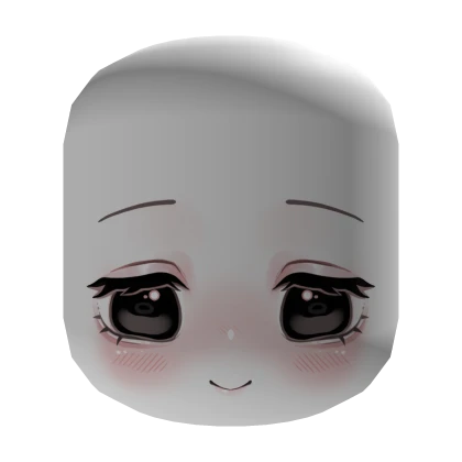 💗 Kawaii Black Shy Cute Face