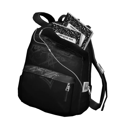 Off Shoulder Graphic Open Backpack 3.0