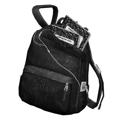 Off Shoulder Open Graffiti Backpack 1.0