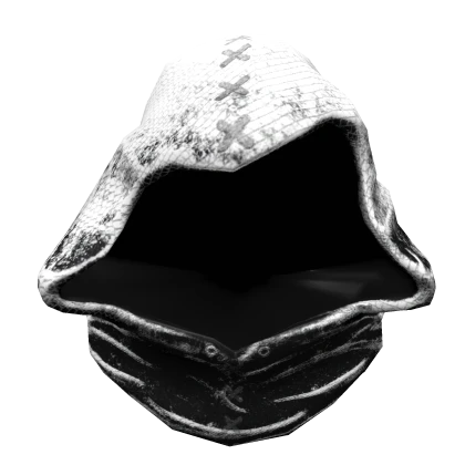 Snow Hood Black and White