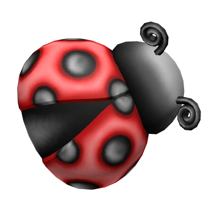 Ladybug Hairclip - Red