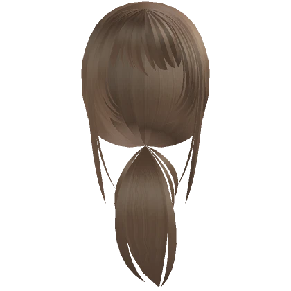 † adorable low ponytail light ginger