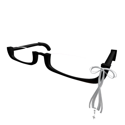 Sparkly ribbon glasses