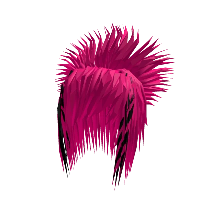 Scene Emo Hair Spikes (Hot Pink)