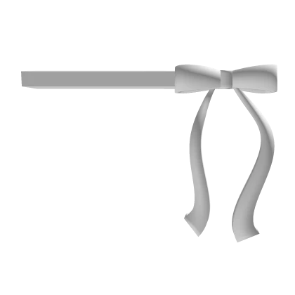 ♡ white sweet dainty waist ribbon (3.0)