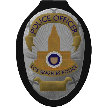 LAPD Belt Badge