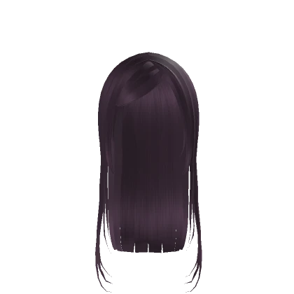 creepy kawaii emo hair side purple