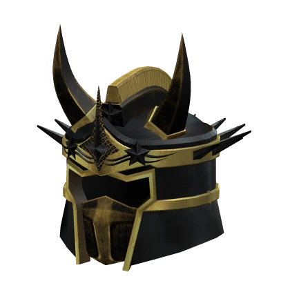 Black and Gold Doomspike Helmet