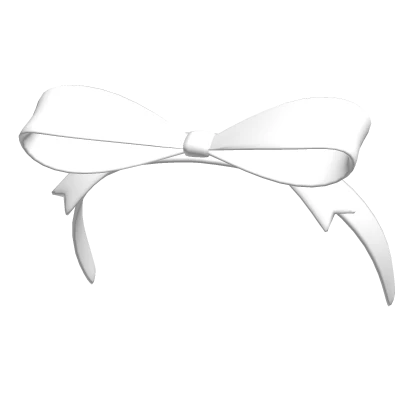 Cute white bow headband