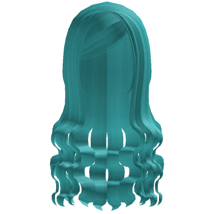 ☆ long sweet wavy hair teal