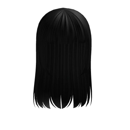 ୨୧: kawaii long black anime hair