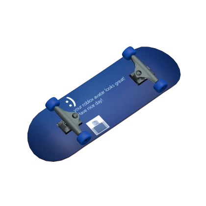 Blue Life Screen Skateboard [ Cheap ]