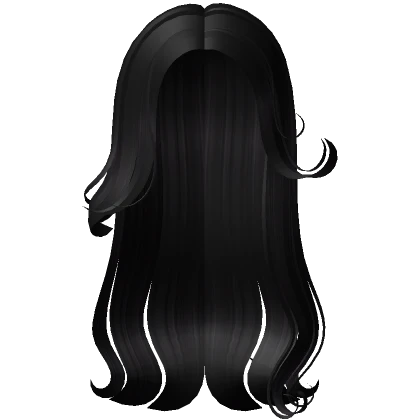 Long Elegant Old Money Hair in Black