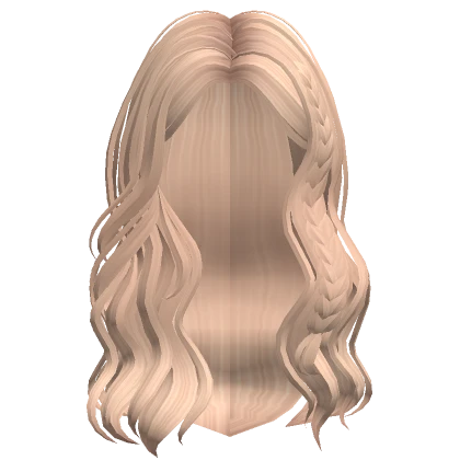 Summer Beach Braided Wavy Hair (Blonde)