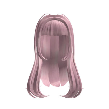 Pink Cute Girl Hair Y2K w/ Bangs