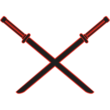 Cartoony Red Katana Sword Pack