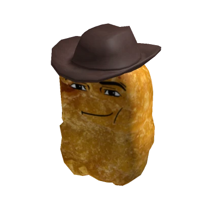 [⌛] Chicken Nugget Man Face Suit Cowboy Meme 🤠🍗