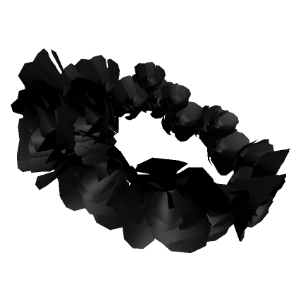 Black Rose Flower Crown 