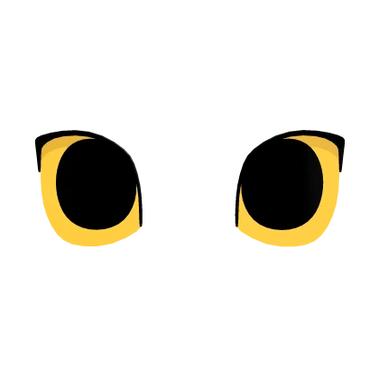 Big round neko eyes (Yellow)