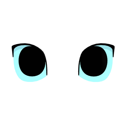 Meshes/Big round neko eyes (Blue)