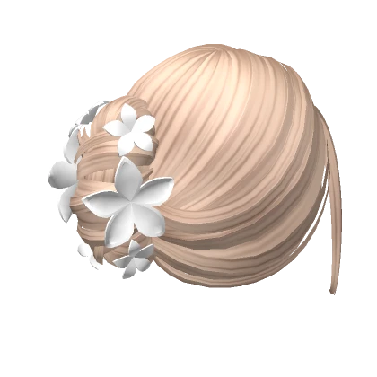 Summer Pinned Hair w/ Flowers (Blonde)