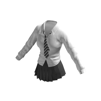 White Office Siren Outfit w Tie