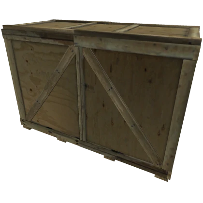 Large Wooden Crate