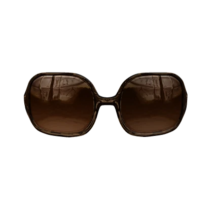 Y2K Sunglasses In Brown