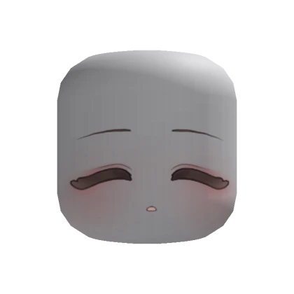 ♡ dynamic >< sleepy angel anime chibi face mask