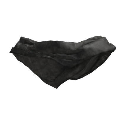 Grey Distressed Neck Scarf