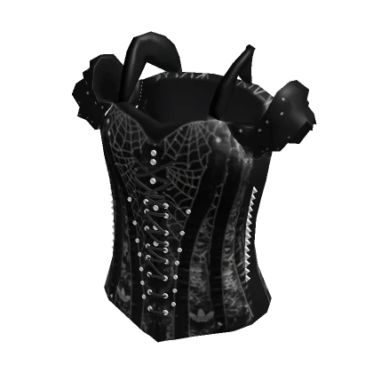 adidas Goth Corset Spiderweb