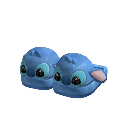 Cute Blue Alien Slippers